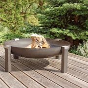 ALFRED RIESS Gunnuhver Steel Fire Pit - Large gallery detail image