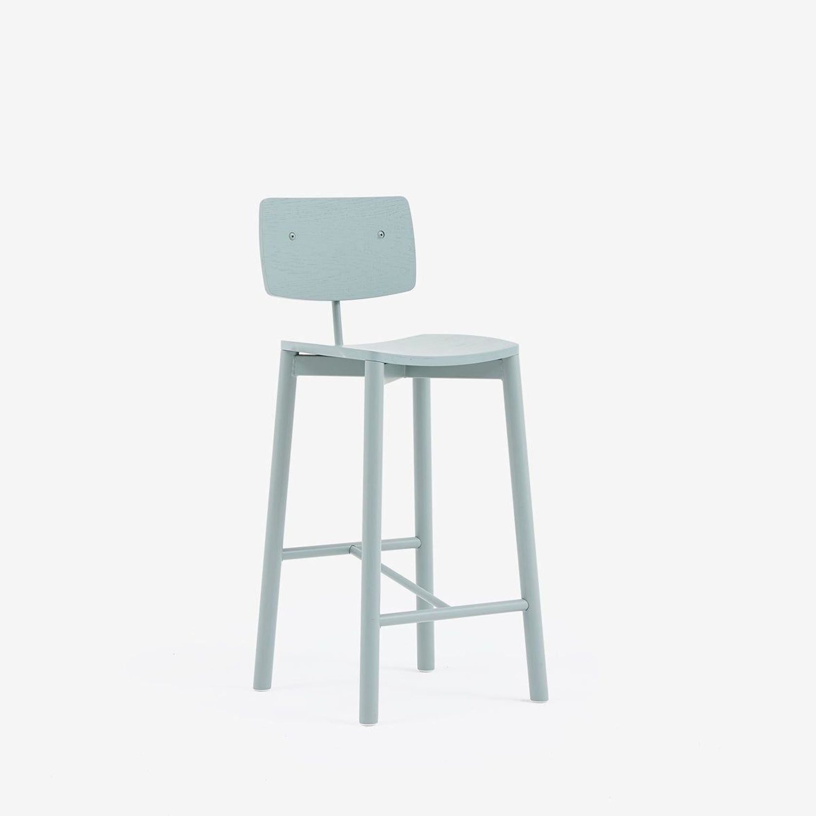 Nixon Stool with Backrest gallery detail image