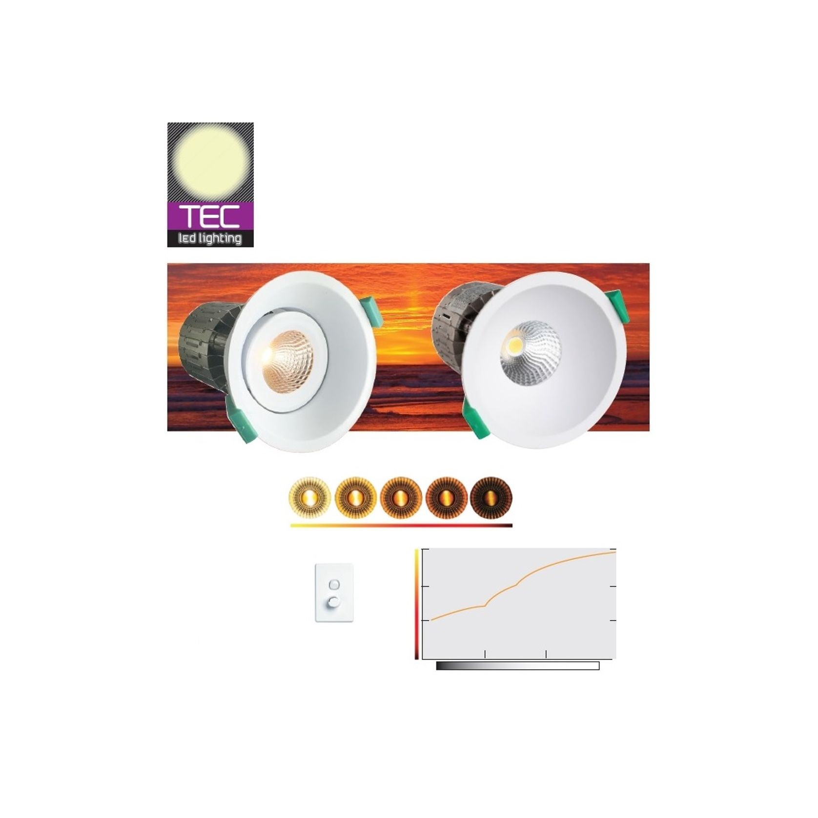 Sunset Dimming Downlight gallery detail image