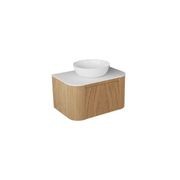 Curved Tondo 750 Single Drawer Wall Hung Vanity gallery detail image