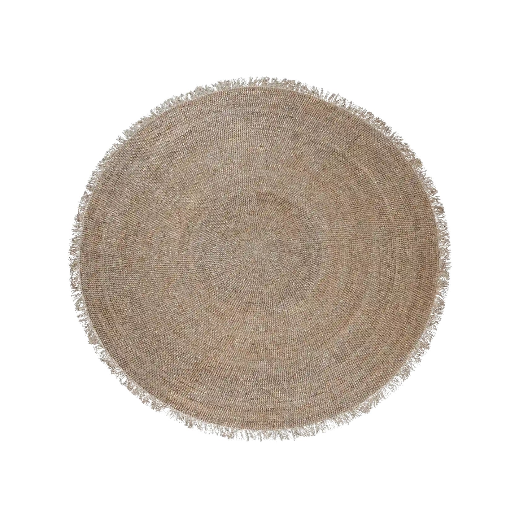 Tribe Home Reef Rug - White | Round gallery detail image