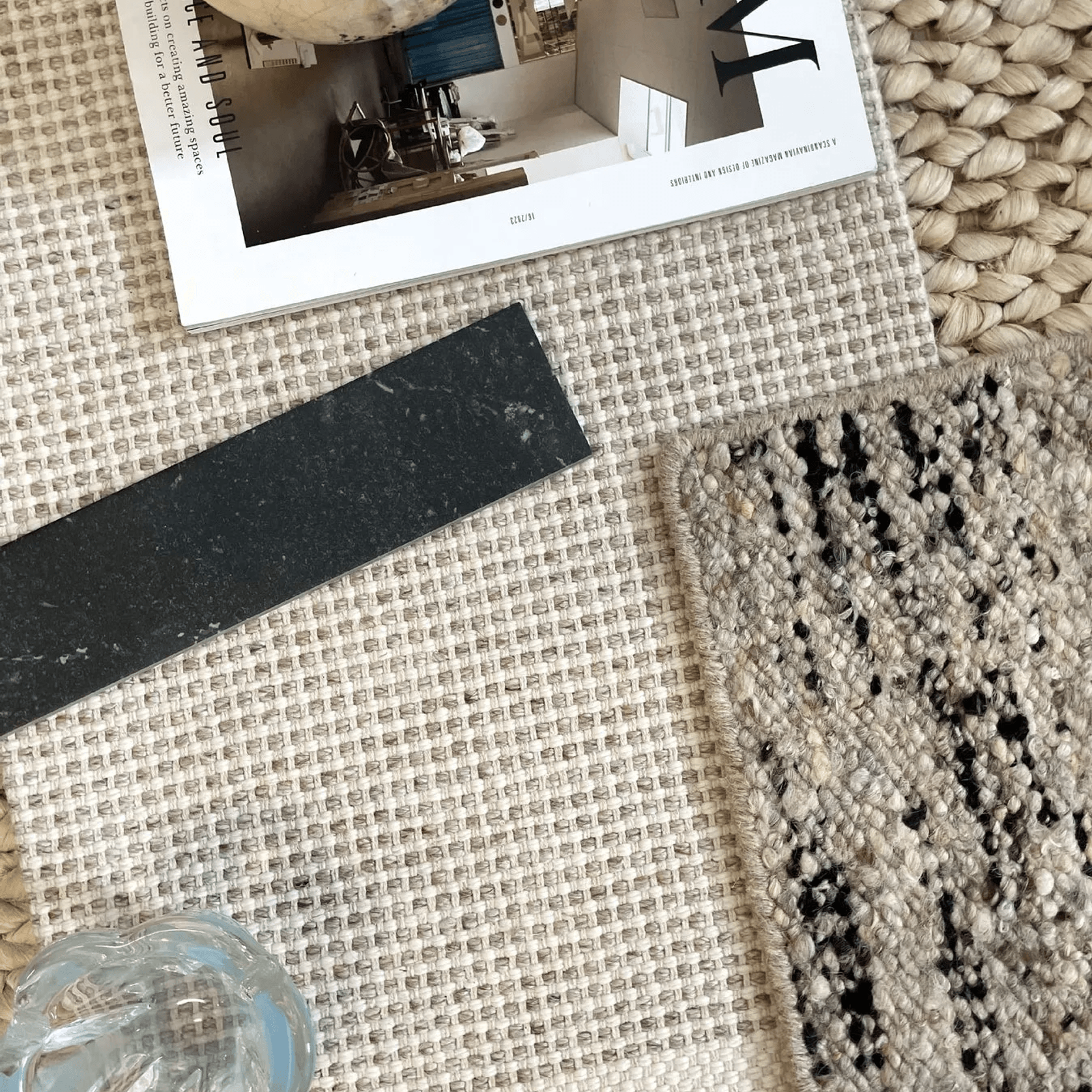 Tribe Home Gino Rug - Bisque | 100% Wool Rug gallery detail image
