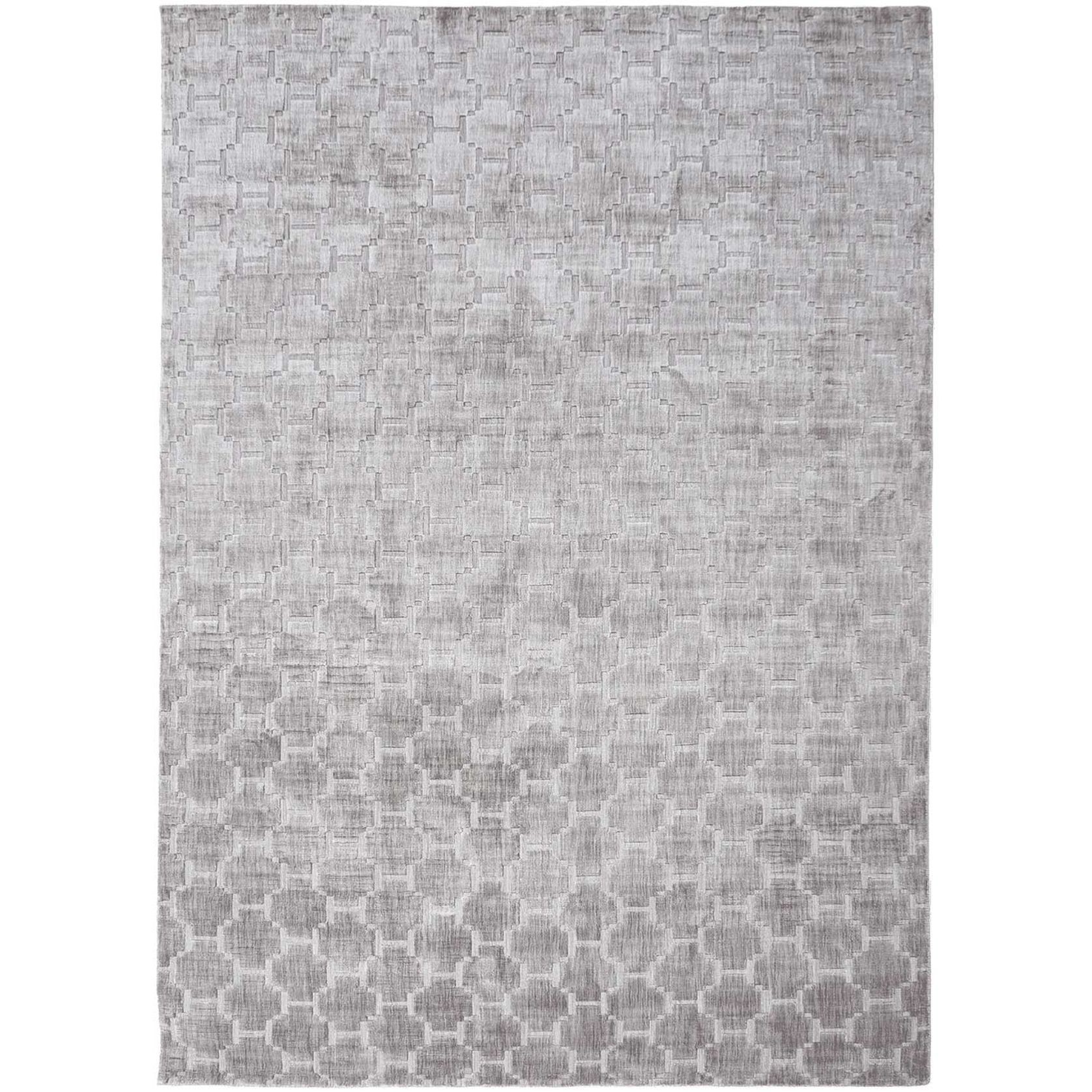 Tribe Home Sanctuary Rug - Grey | 100% Pure Silk gallery detail image