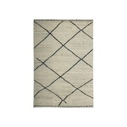Tribe Home Ridge Rug - Grey and Charcoal | 100% Wool Floor Rug gallery detail image