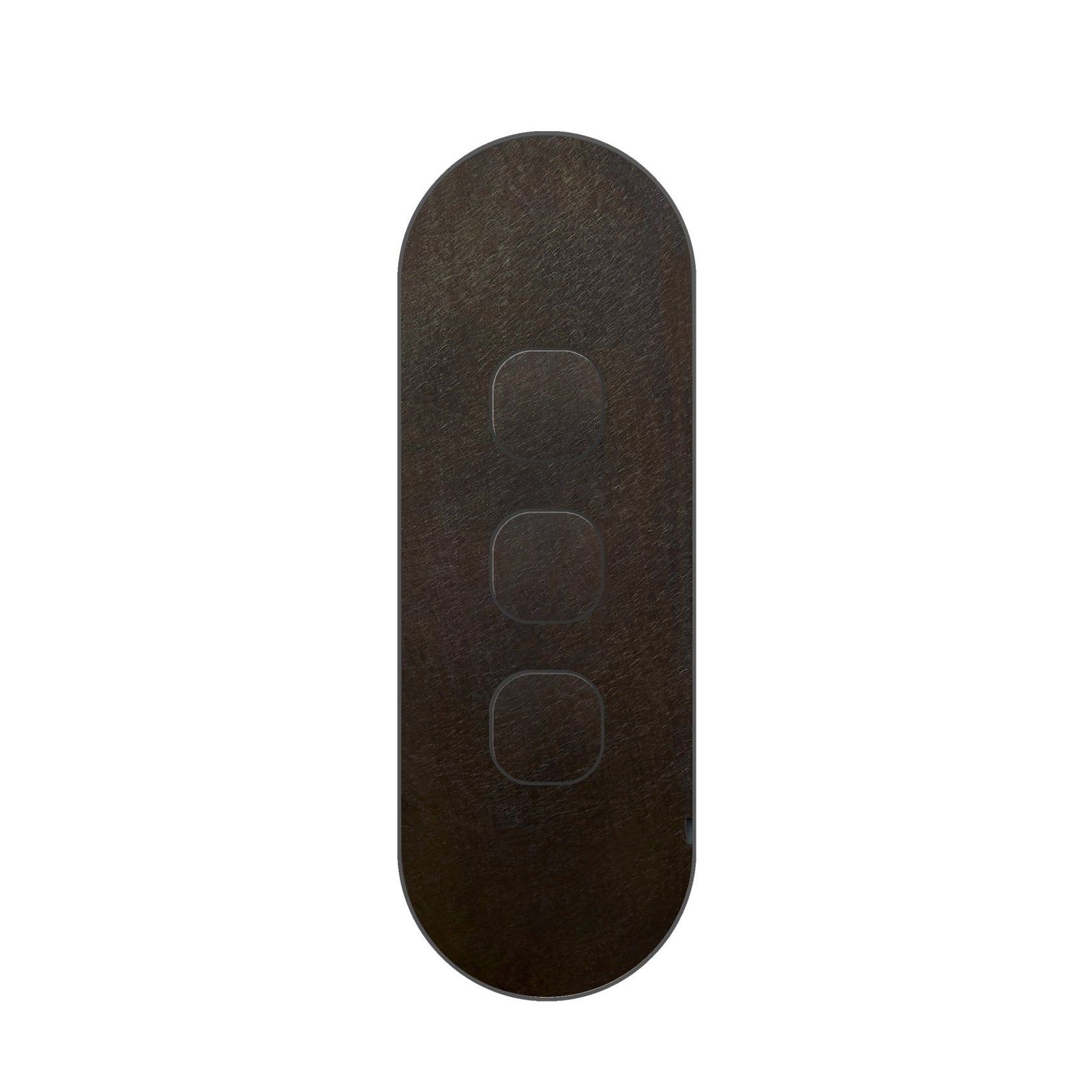 13 Carbon 3 Gang Switch Grid Faceplate gallery detail image