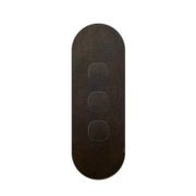 13 Carbon 3 Gang Switch Grid Faceplate gallery detail image