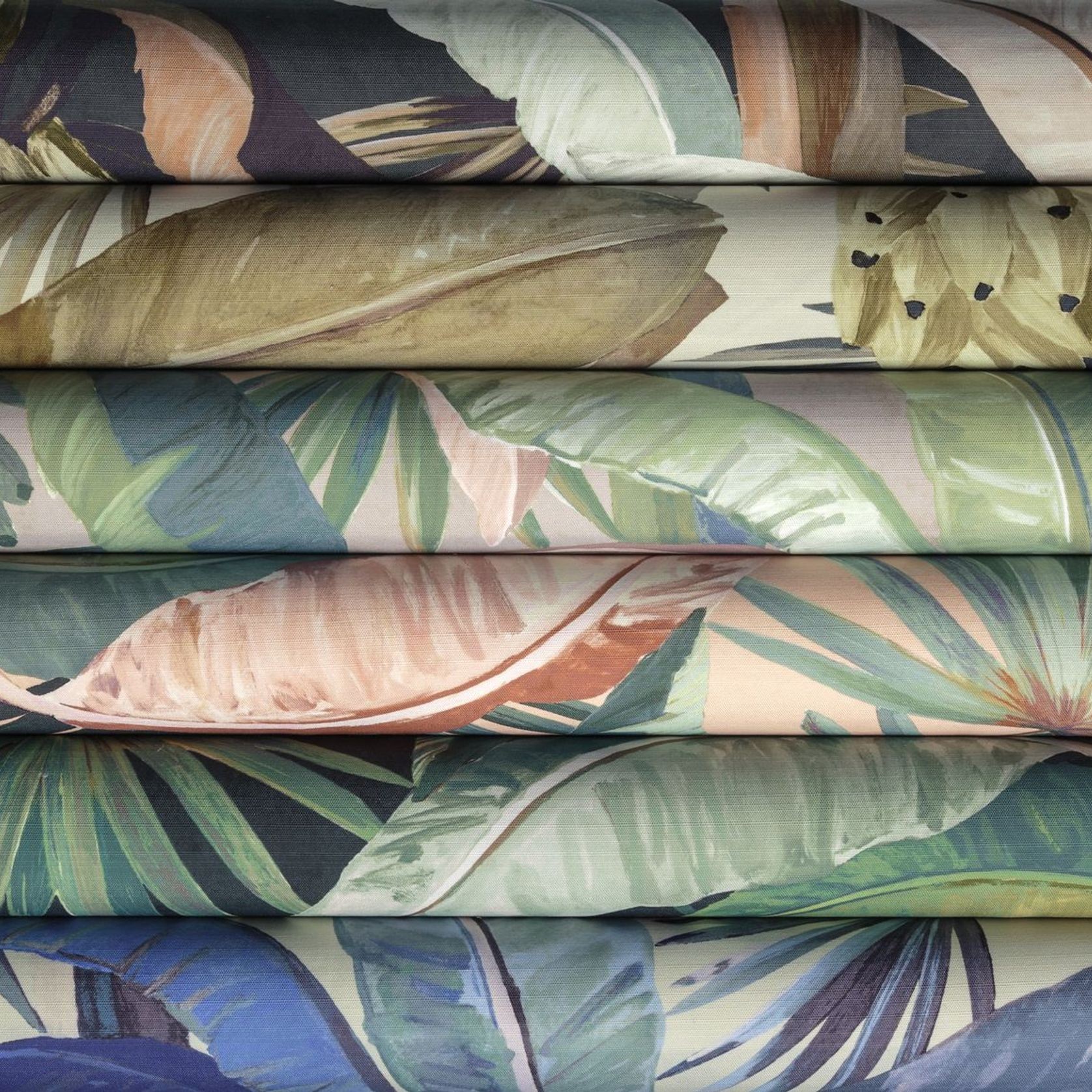Tropicalia Porcelain Blue with Grey Backing gallery detail image