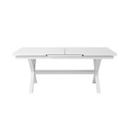 Tuba Outdoor Aluminium Patio Dining Extension Table 180-240 X 100cm gallery detail image