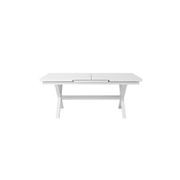 Tuba Outdoor Aluminium Patio Dining Extension Table 180-240 X 100cm gallery detail image
