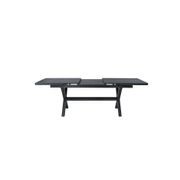 Tuba Outdoor Aluminium Patio Dining Extension Table 180-240 X 100cm gallery detail image