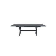 Tuba Outdoor Aluminium Patio Dining Extension Table 180-240 X 100cm gallery detail image