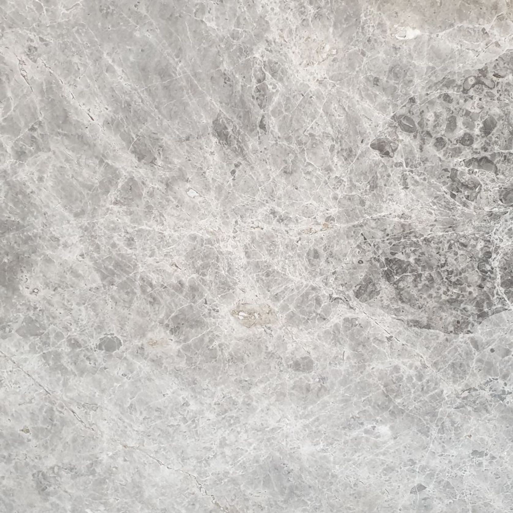 15mm Tundra Blue Marble Tiles - Honed & Filled gallery detail image