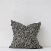 Tweed Cushion / Feather Inner / Mocha gallery detail image