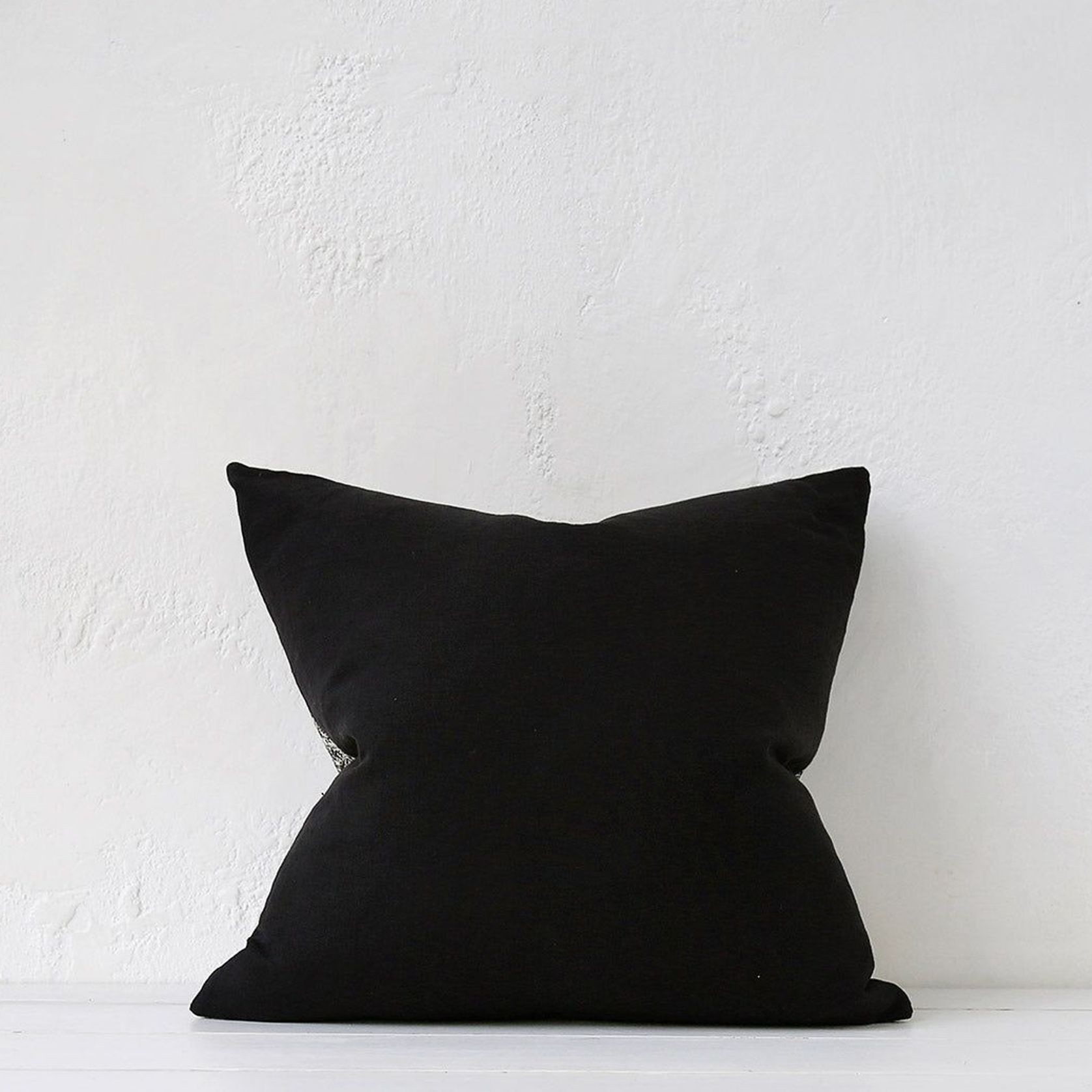 Tweed Cushion / Feather Inner / Mocha gallery detail image