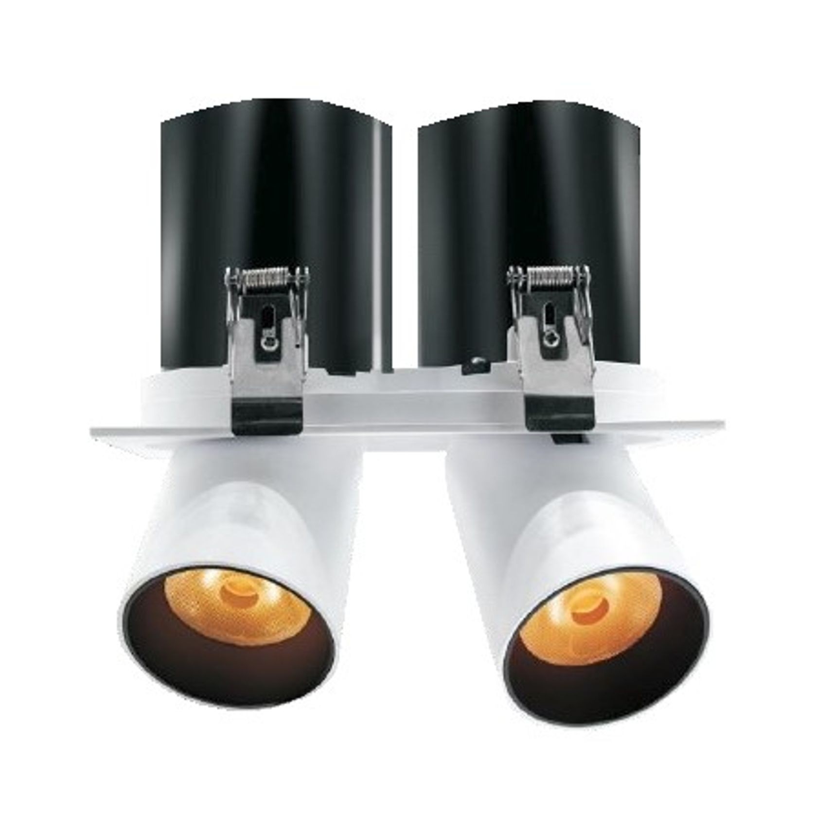 Twin Round Snoot Downlight 12W gallery detail image