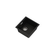 Una Composite 40 Single Sink Matt Black gallery detail image