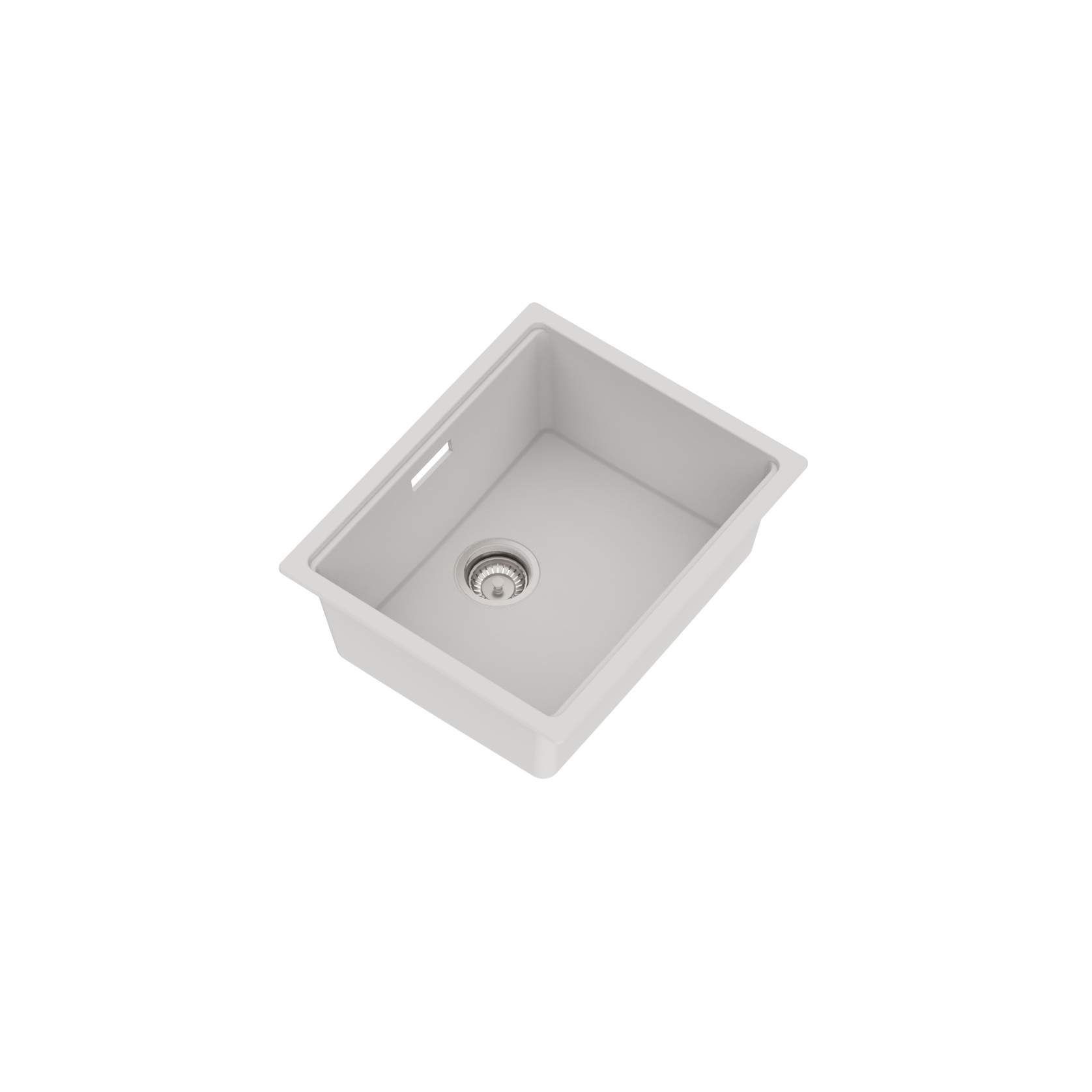 Una Composite 50 Single Sink Matt White gallery detail image