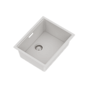 Una Composite 50 Single Sink Matt White gallery detail image