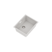 Una Composite 50 Single Sink Matt White gallery detail image