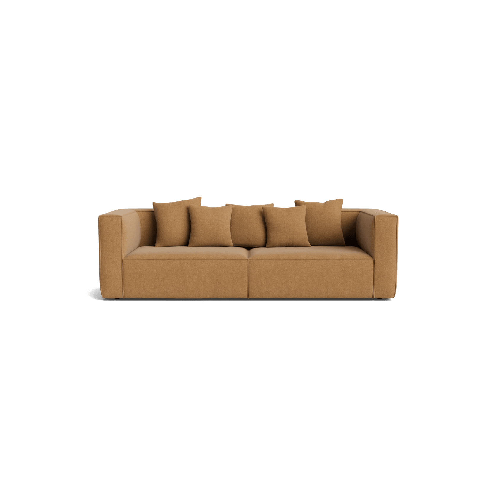 Block 3 Seater Sofa - Fossil Fawn gallery detail image