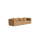 Block 4 Seater Sofa - Fossil Fawn gallery detail image