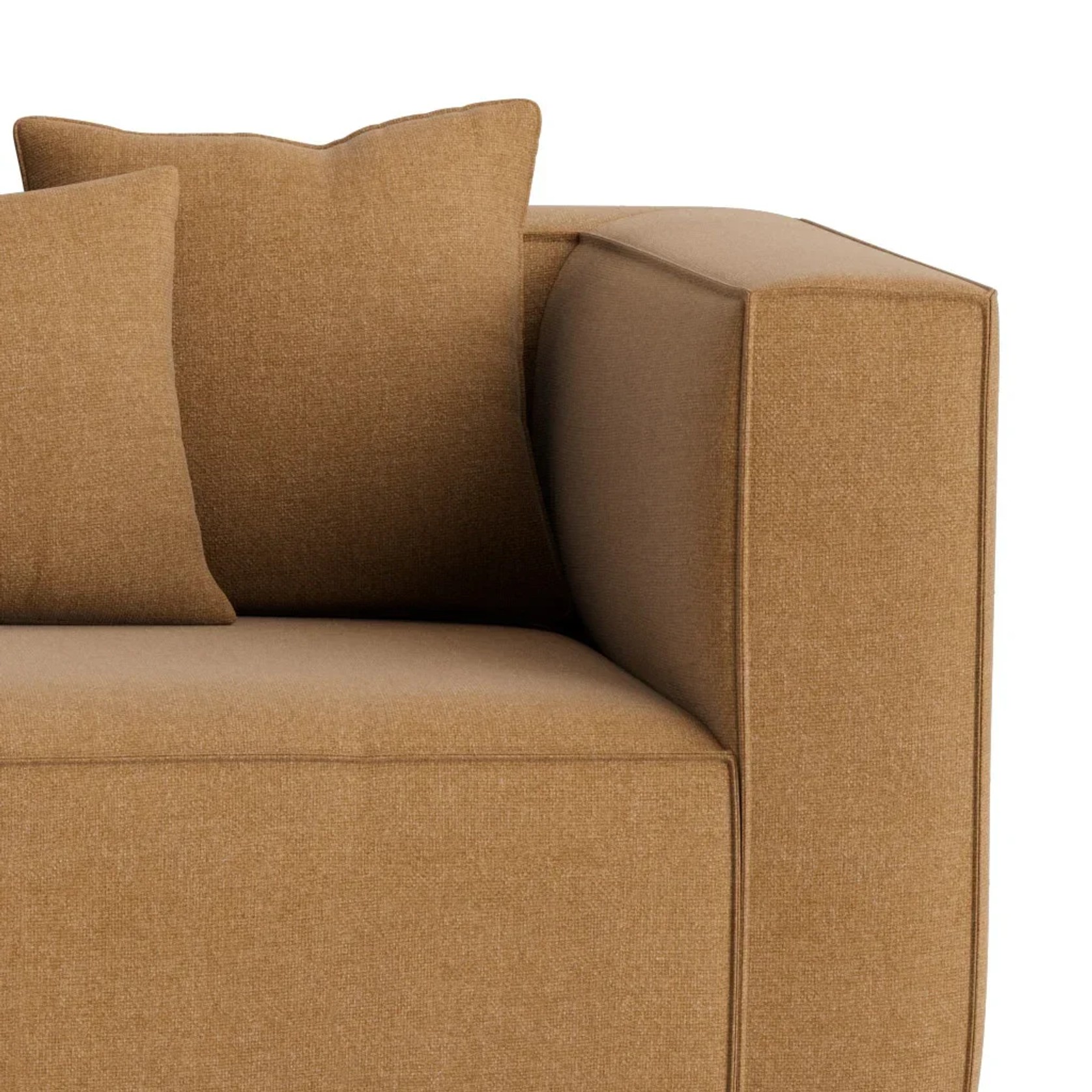 Block 4 Seater Sofa - Fossil Fawn gallery detail image