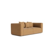 Block 2 Seater Sofa - Fossil Fawn gallery detail image