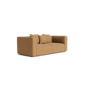 Block 2 Seater Sofa - Fossil Fawn gallery detail image