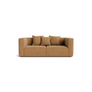Block 2 Seater Sofa - Fossil Fawn gallery detail image