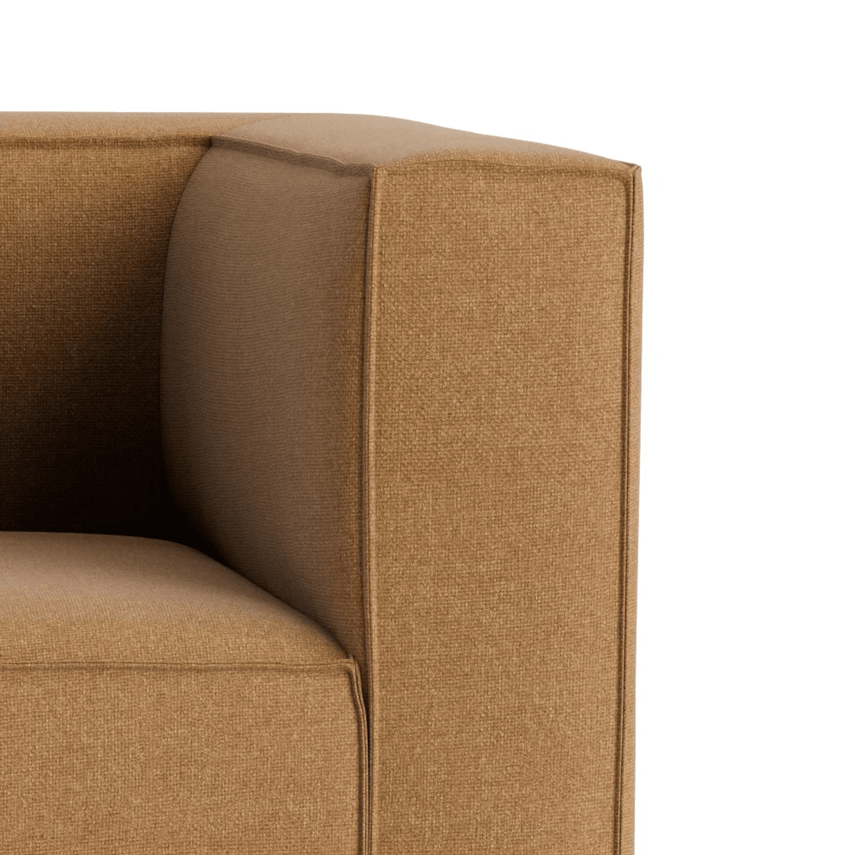 Block 2 Seater Sofa - Fossil Fawn gallery detail image