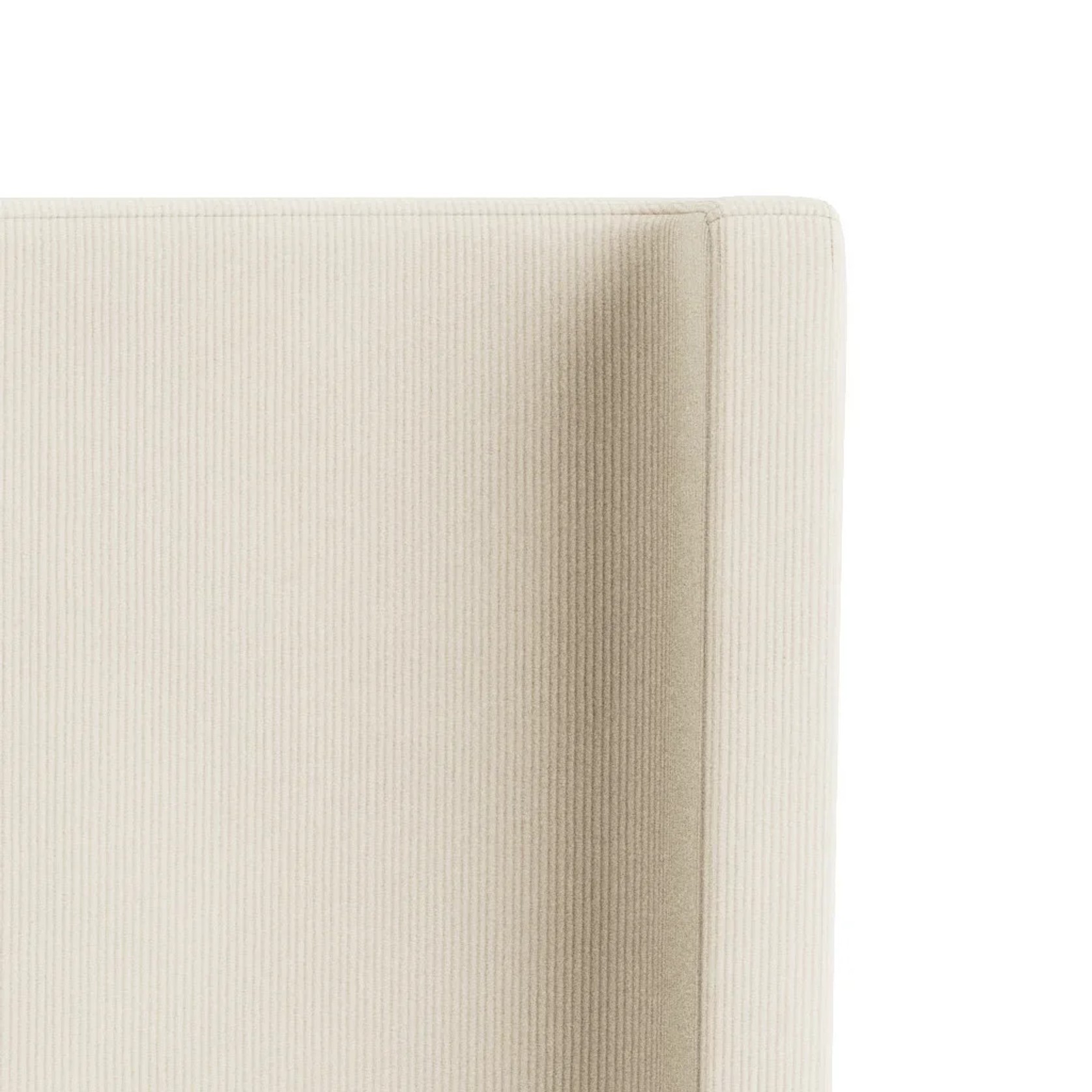 Snug Queen Bed Head - Corduroy Off White gallery detail image