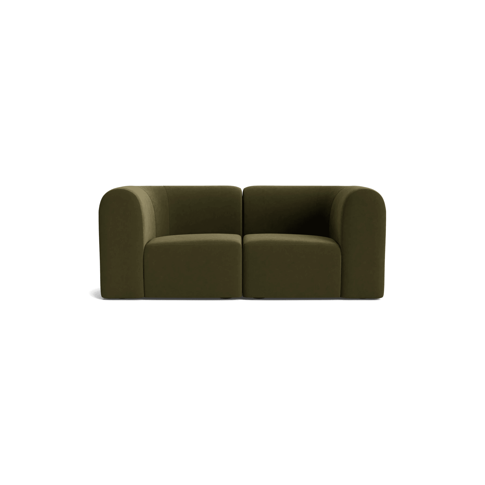 Berg 2 Seater Sofa - Eden Leaf gallery detail image