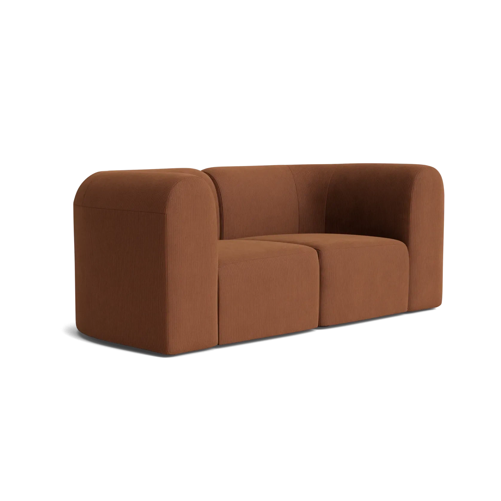 Berg 2 Seater Sofa - Corduroy Cocoa gallery detail image