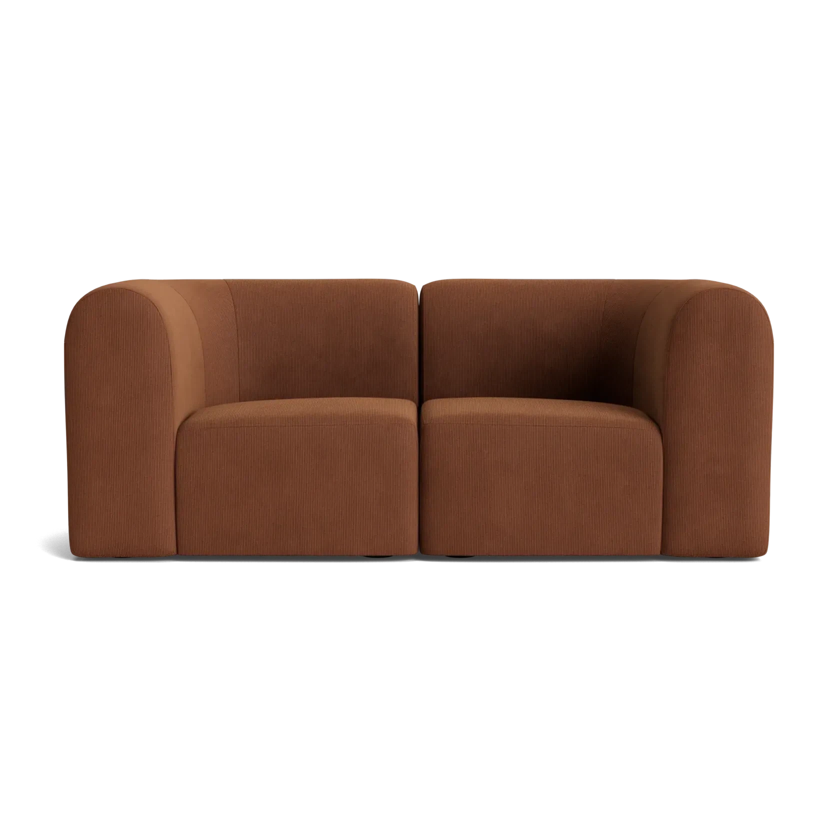 Berg 2 Seater Sofa - Corduroy Cocoa gallery detail image