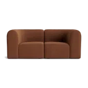 Berg 2 Seater Sofa - Corduroy Cocoa gallery detail image