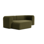 Berg 3 Seater LHF Chaise Sofa - Eden Leaf gallery detail image