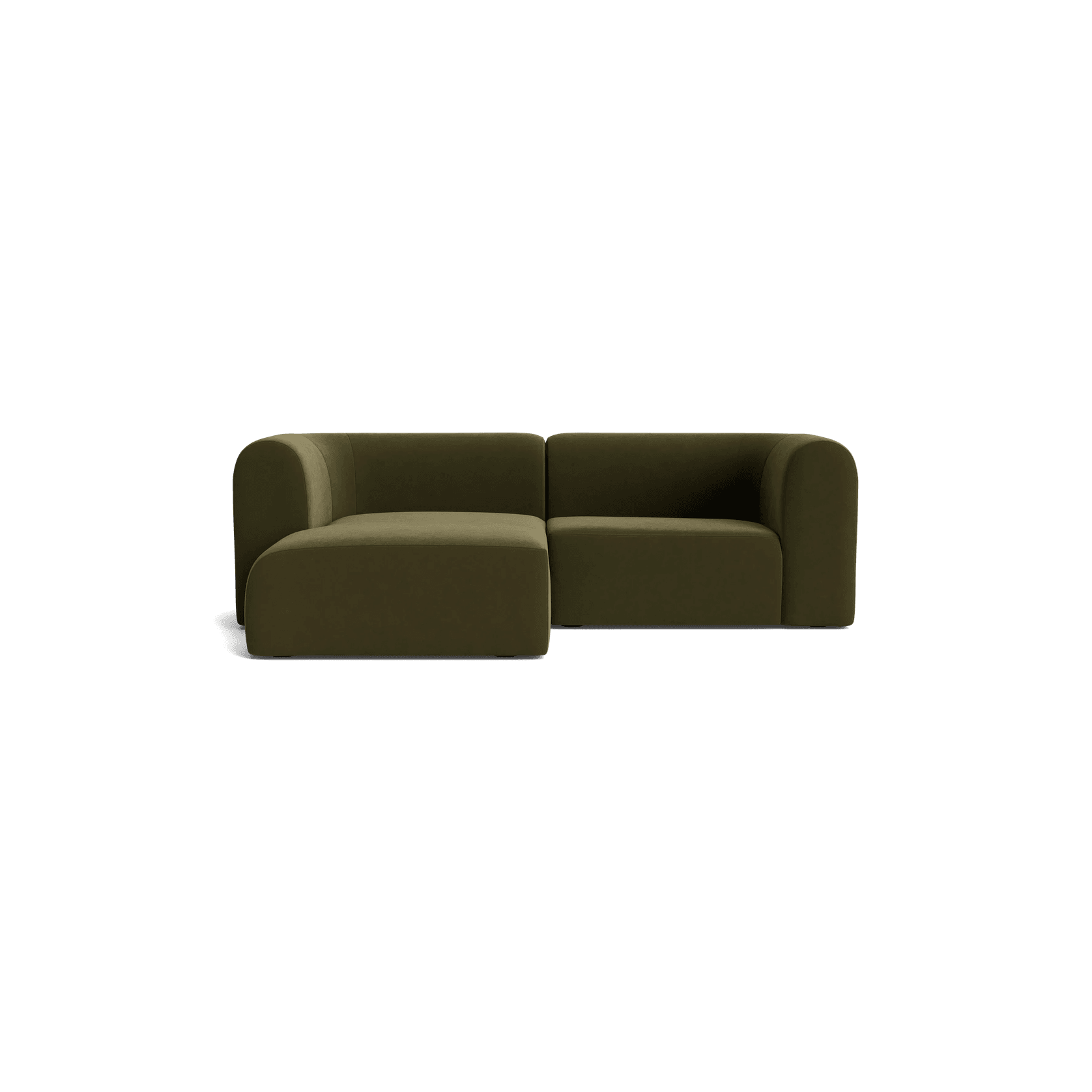 Berg 3 Seater LHF Chaise Sofa - Eden Leaf gallery detail image