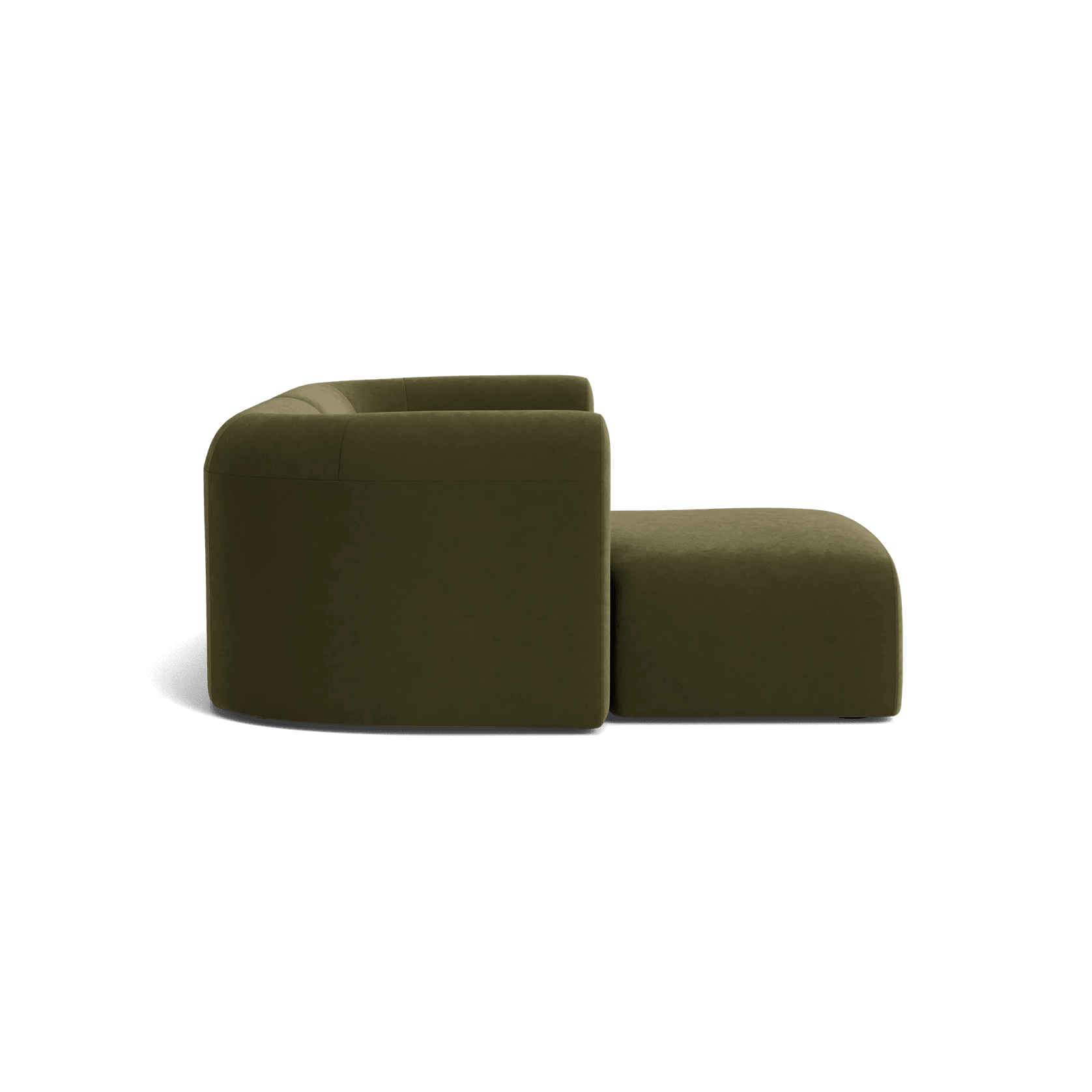 Berg 3 Seater LHF Chaise Sofa - Eden Leaf gallery detail image
