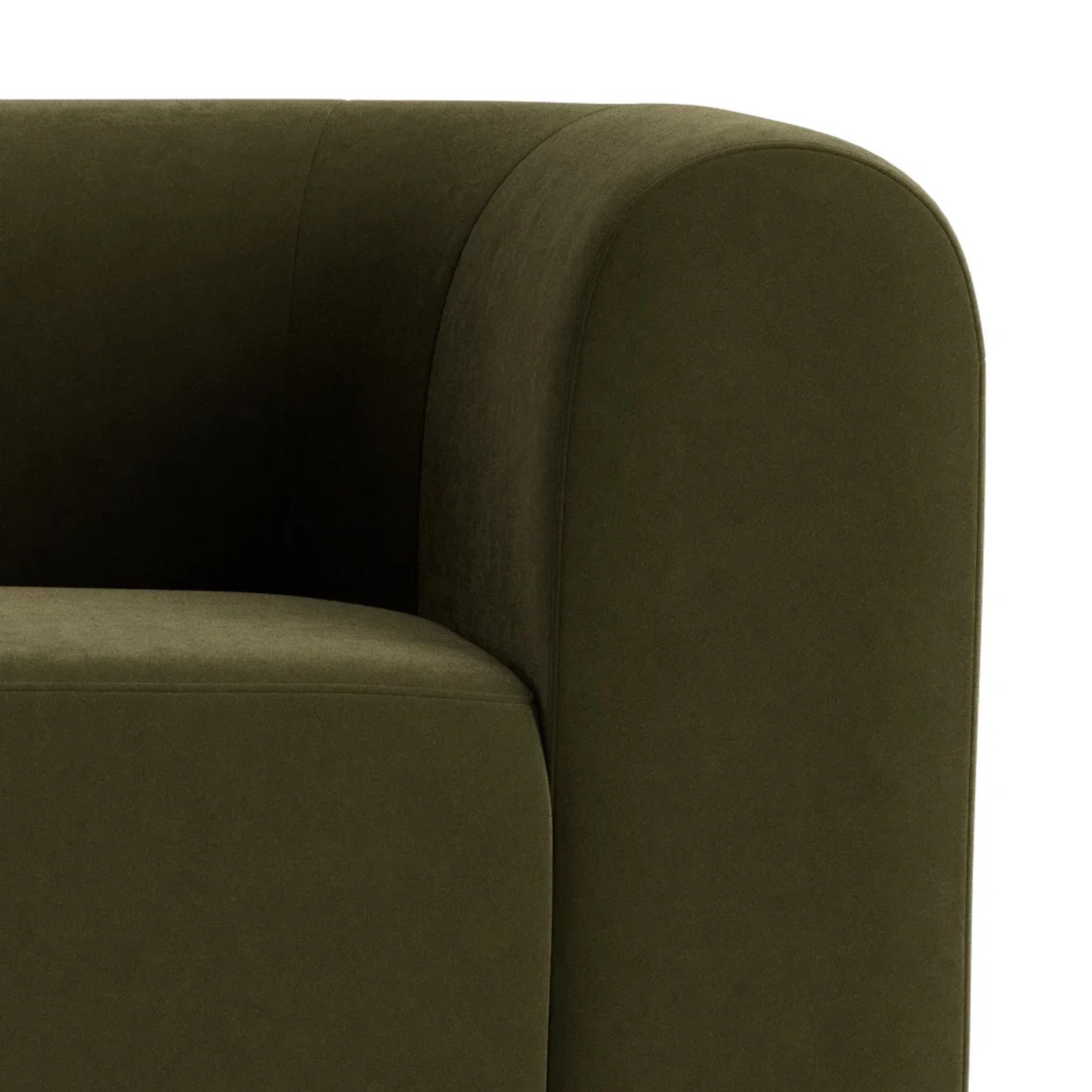 Berg 3 Seater LHF Chaise Sofa - Eden Leaf gallery detail image