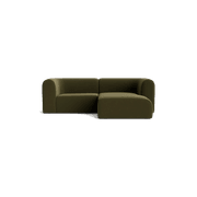 Berg 3 Seater RHF Chaise Sofa - Eden Leaf gallery detail image