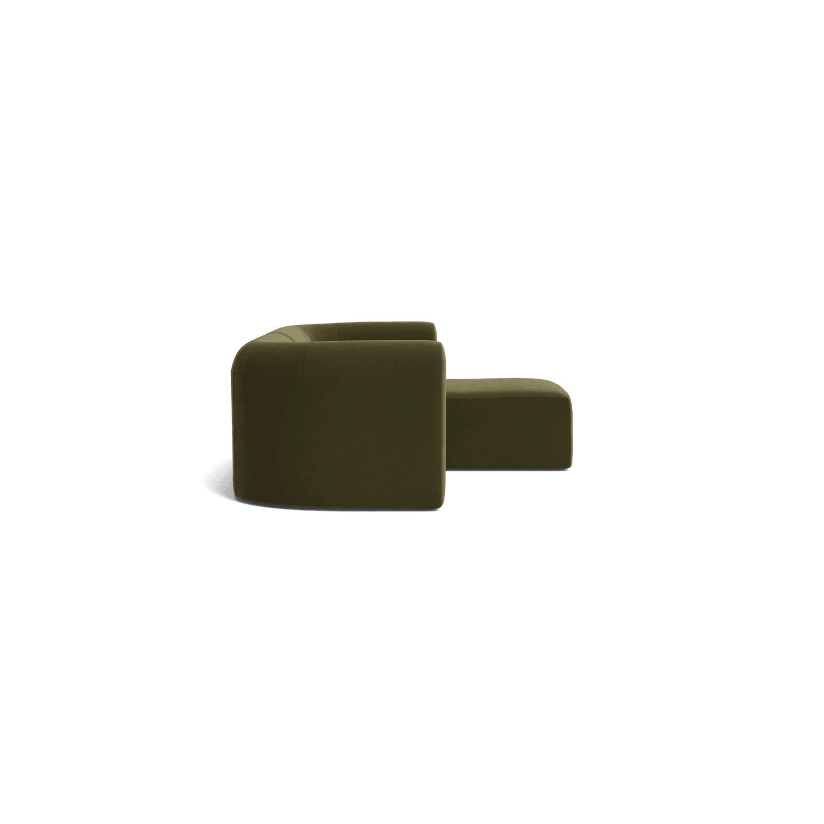 Berg 3 Seater RHF Chaise Sofa - Eden Leaf gallery detail image