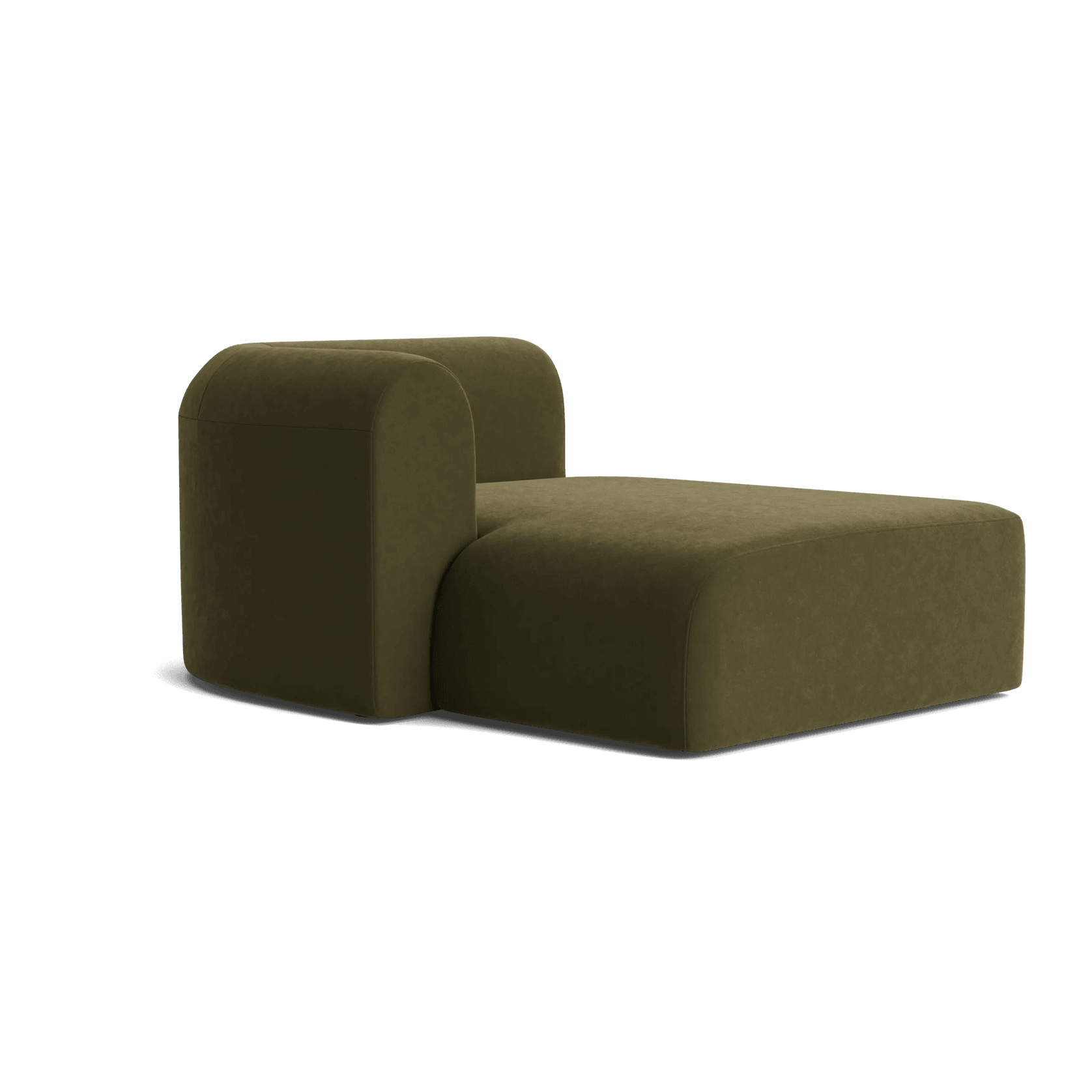 Berg Left Chaise Module - Eden Leaf gallery detail image