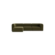 Berg 4 Seater LHF Chaise Sofa - Eden Leaf gallery detail image