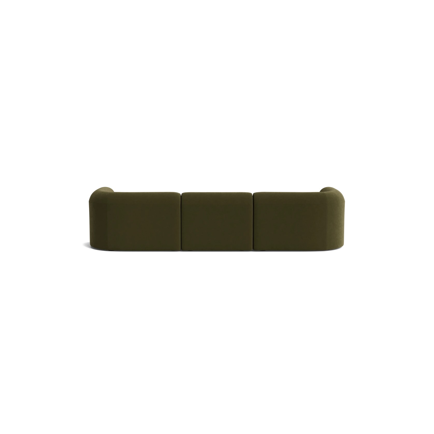Berg 4 Seater LHF Chaise Sofa - Eden Leaf gallery detail image