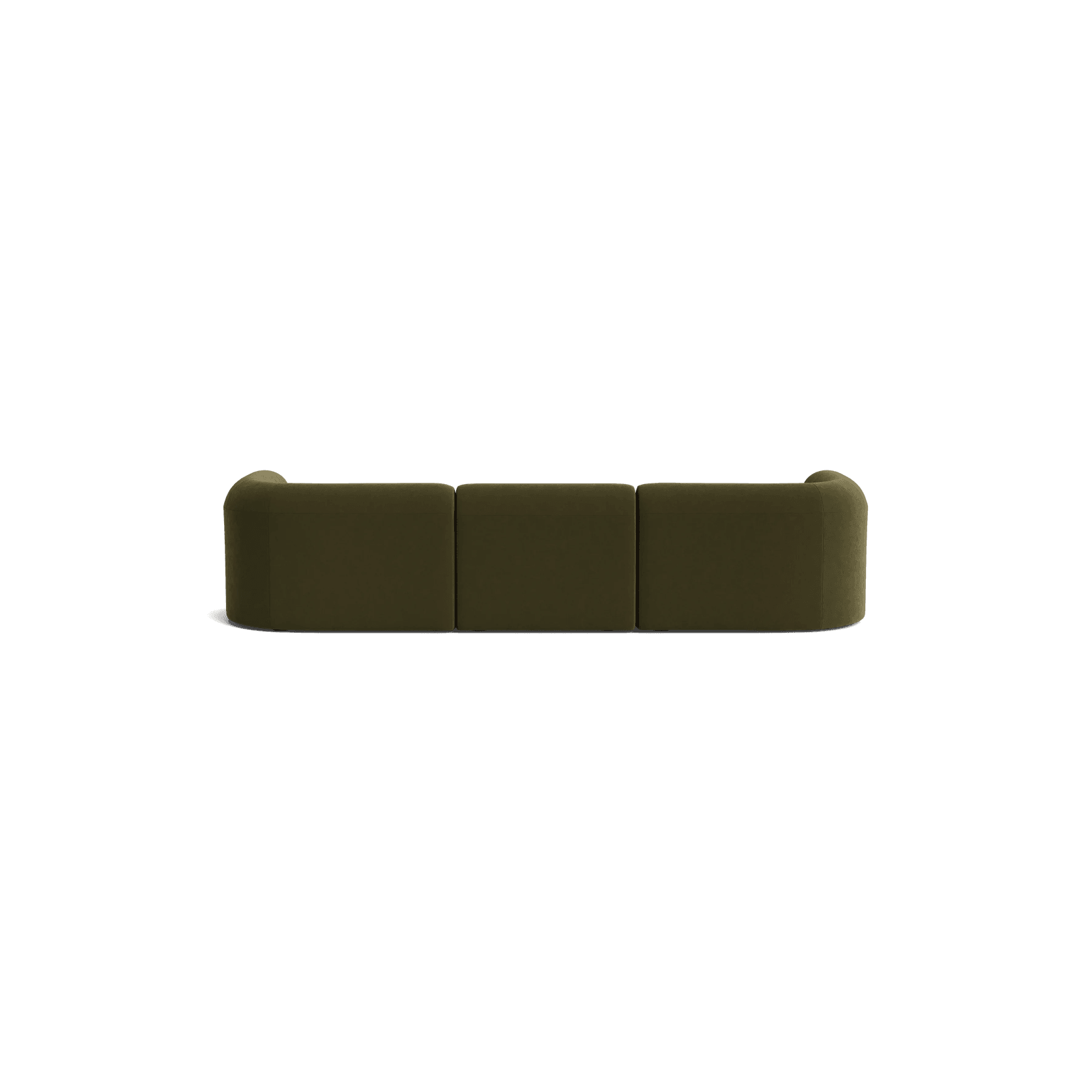 Berg 4 Seater LHF Chaise Sofa - Eden Leaf gallery detail image