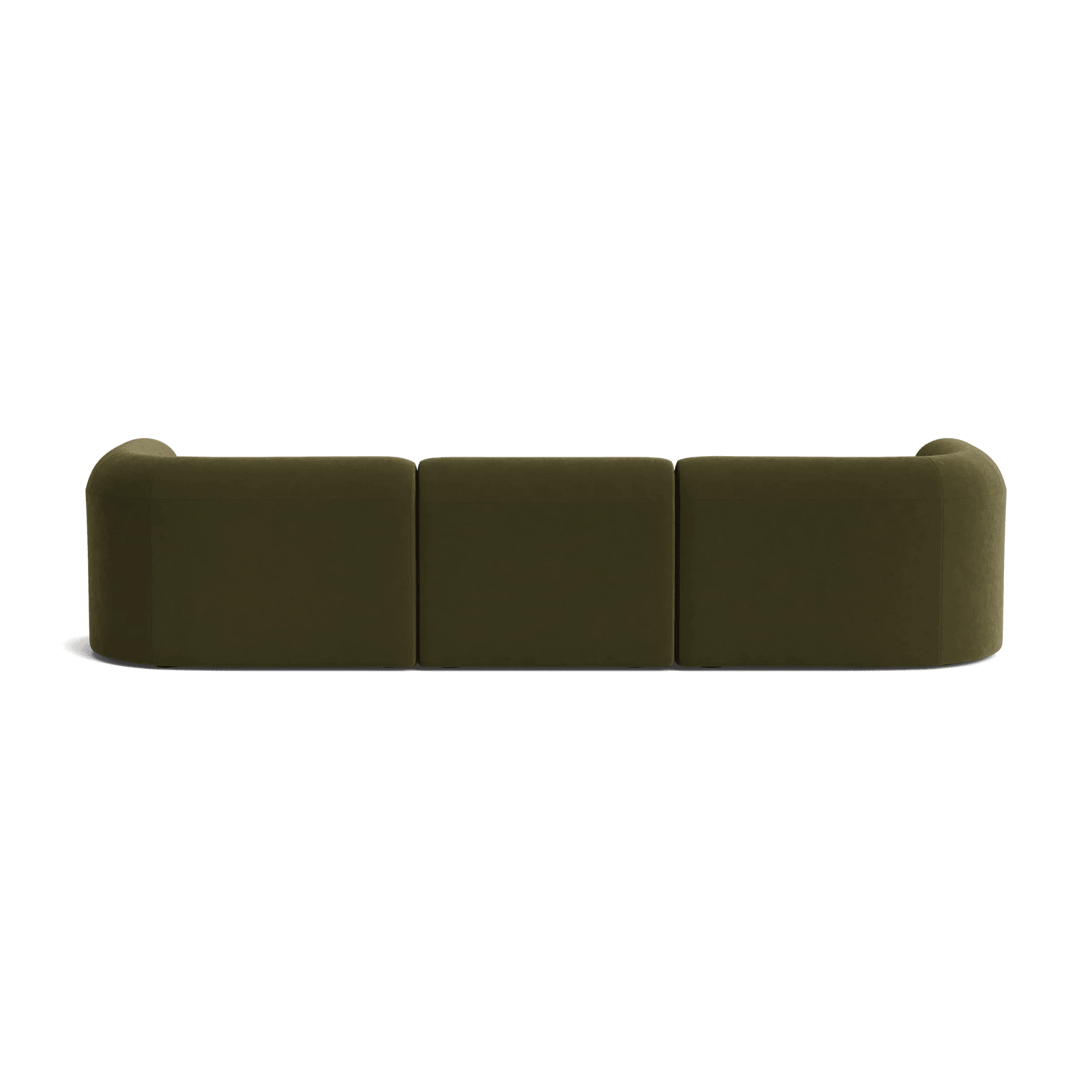 Berg 4 Seater LHF Chaise Sofa - Eden Leaf gallery detail image