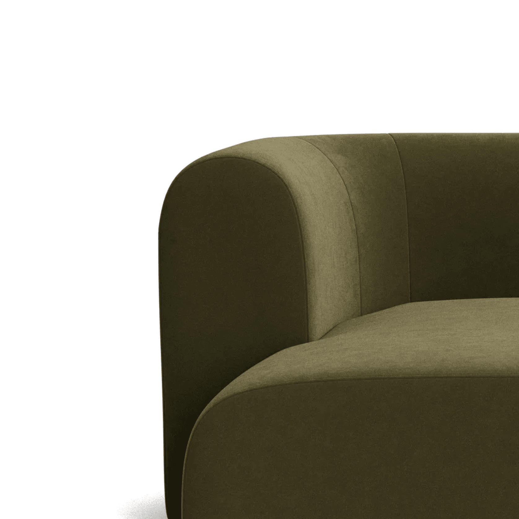 Berg 4 Seater LHF Chaise Sofa - Eden Leaf gallery detail image