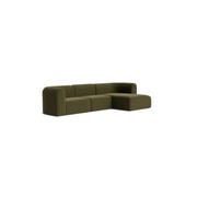 Berg 4 Seater RHF Chaise Sofa - Eden Leaf gallery detail image