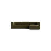 Berg 4 Seater RHF Chaise Sofa - Eden Leaf gallery detail image