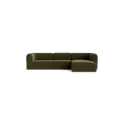 Berg 4 Seater RHF Chaise Sofa - Eden Leaf gallery detail image